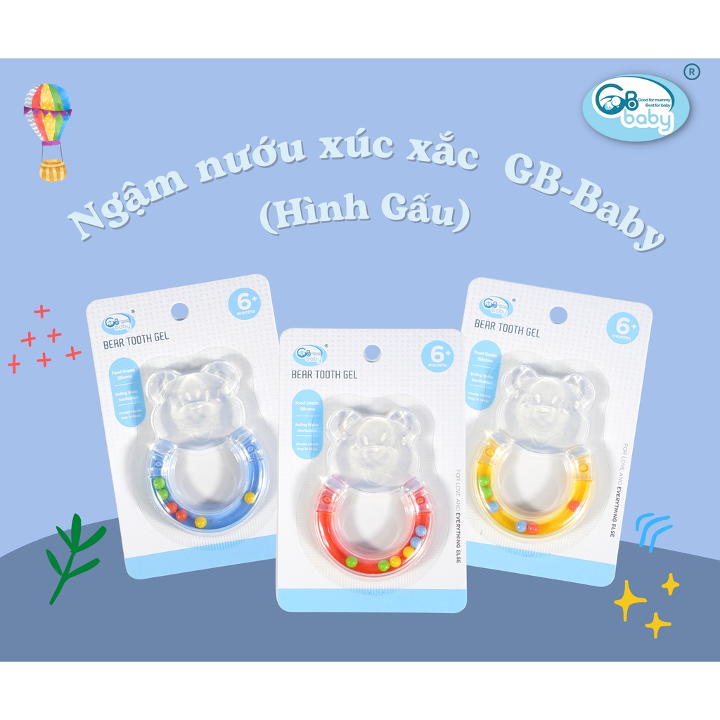 Gặm Nướu Cầm Tay Xúc Xắc Gbbaby Giúp Giảm Ngứa Nướu An Toàn Cho Bé - Mẫu Mới