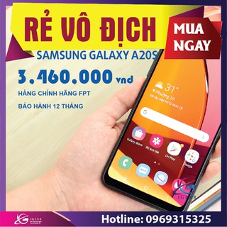 Điện thoại Samsung A20S (3GB/32GB) chính hãng