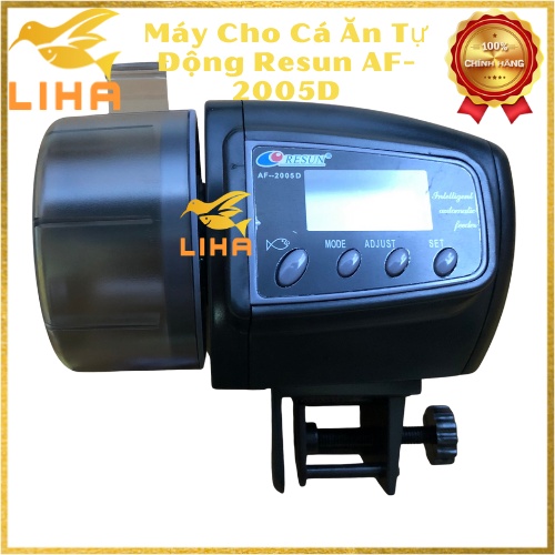 Máy Cho Cá Ăn Tự Động Resun AF-2005D Có Màn Hình Hiển Thị