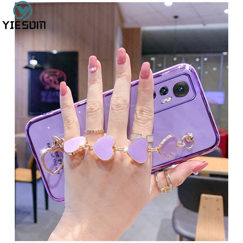 Ốp Điện Thoại Sang Trọng Có Dây Đeo Tay Cho Xiaomi Mi 12 11 10T Pro Mi 11 Lite Poco F3 X3 GT NFC X4 Pro 5G M4 M3 Pro