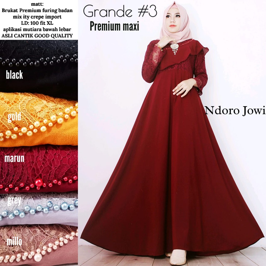 Đầm Maxi Dạ Hội Phối Ren | BigBuy360 - bigbuy360.vn