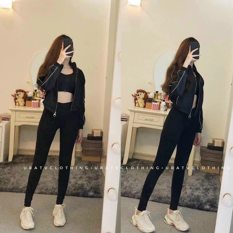 Quần legging nữ dài dáng Skinny cạp quần lưng cao chất cotton co dãn 4 chiều Q-07 | WebRaoVat - webraovat.net.vn