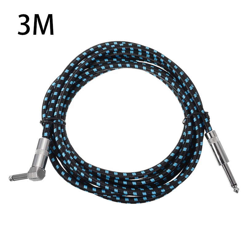 Dây Cáp Kết Nối Đàn Guitar Điện 3m 6.35mm 1 / 4 "