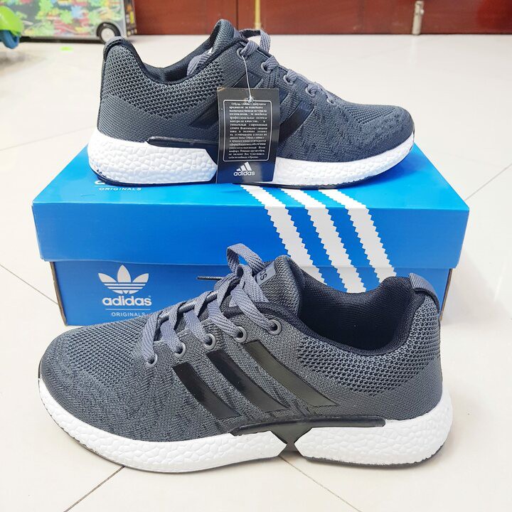 GIÀY THỂ THAO NAM MÀU GHI ĐẾ TRẮNG, SIZE 39-44 | BigBuy360 - bigbuy360.vn