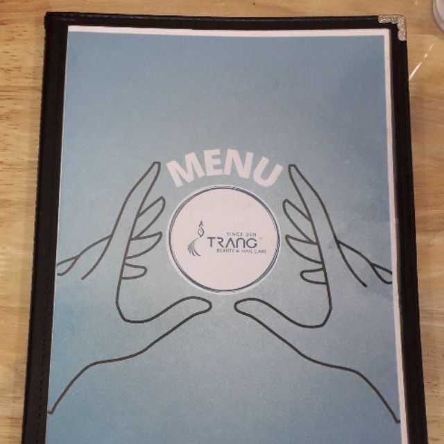 Bìa thực đơn Đồng Chu Tước