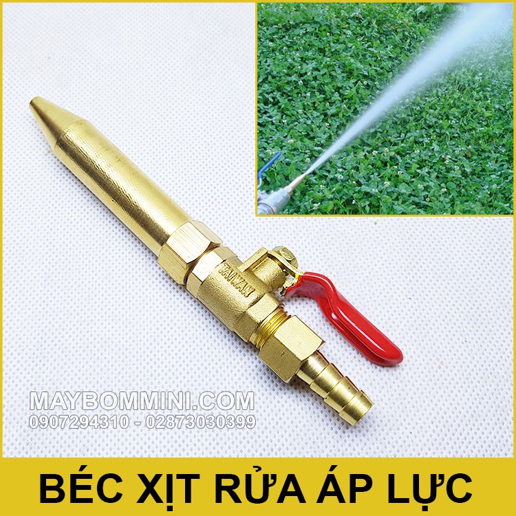 Béc xịt rửa áp lực cao 80mm khóa nước Taiwan