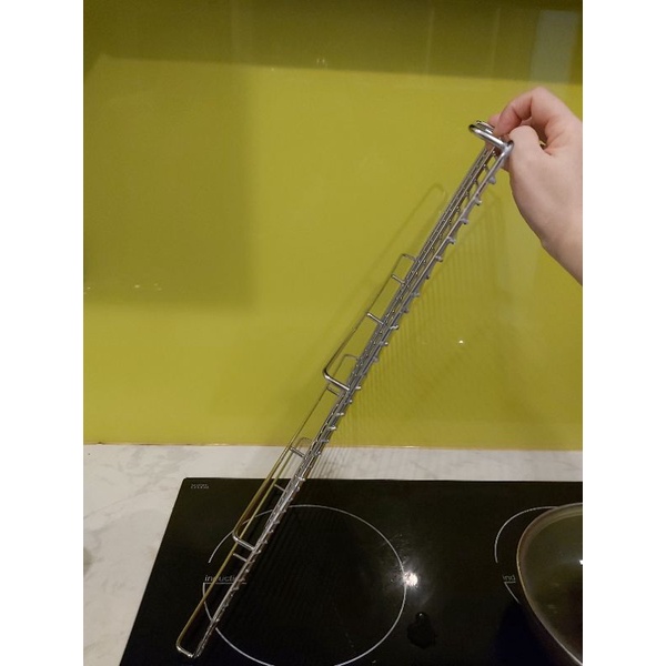Vỉ nướng kích thước 52x38cm, INOX 304 HÀNG DÀY, chân cao 2cm