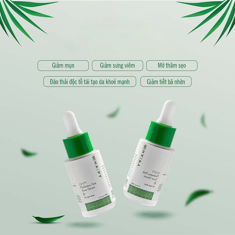 Serum dưỡng da, mờ thâm, thải độc HA:PY PROBIOTICS ANTI ACNE SERUM 20ml bibi90
