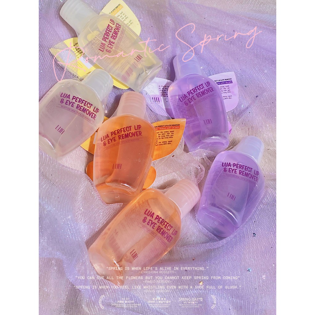 Nước Tẩy Trang Bướm LUA LIP & EYE REMOVER 50ml Chính Hãng Nội Địa