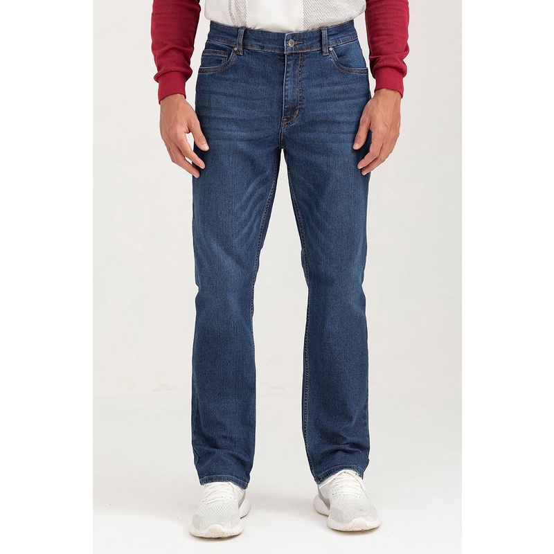 Quần jeans nam form vừa , thời thượng, trẻ trung, chất liệu cao cấp John Henry - JN22FH28-RG