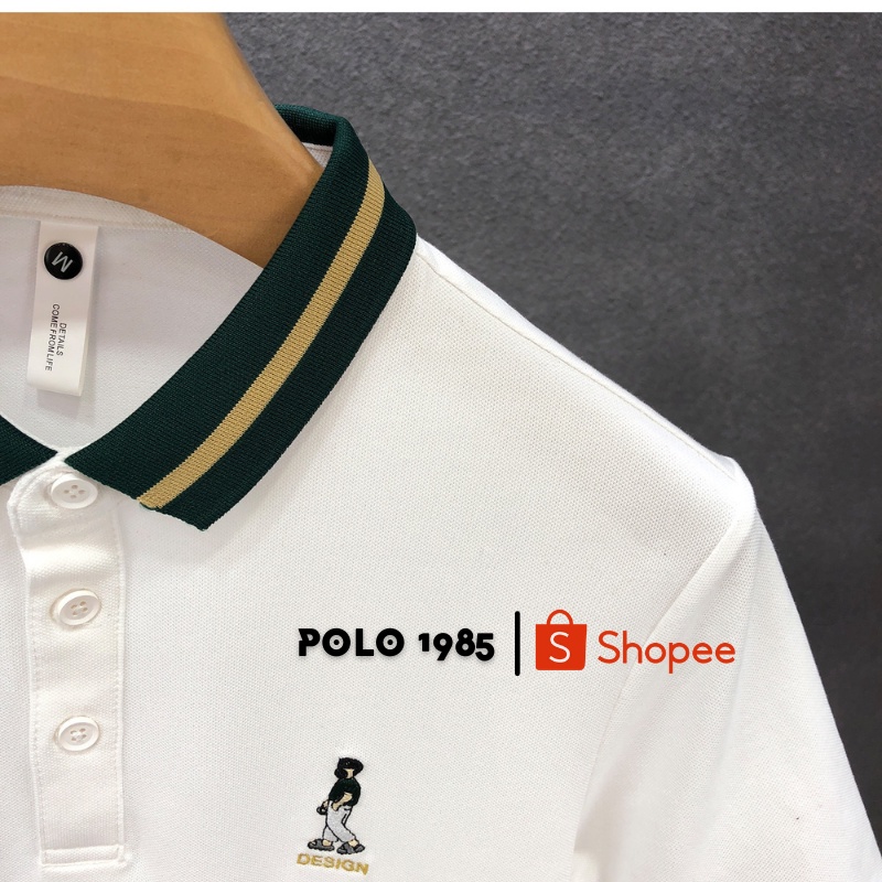 Áo Polo Basic thun nam cộc tay cổ trụ bẻ vải Cotton cá sấu VNXK xịn, form chuẩn phong cách trẻ trung lịch lãm A09
