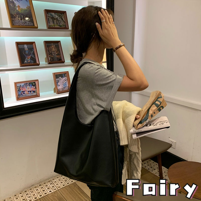 Túi Xách Đeo Vai Sức Chứa Lớn Thời Trang Phong Cách Hàn Quốc Cho Nữ