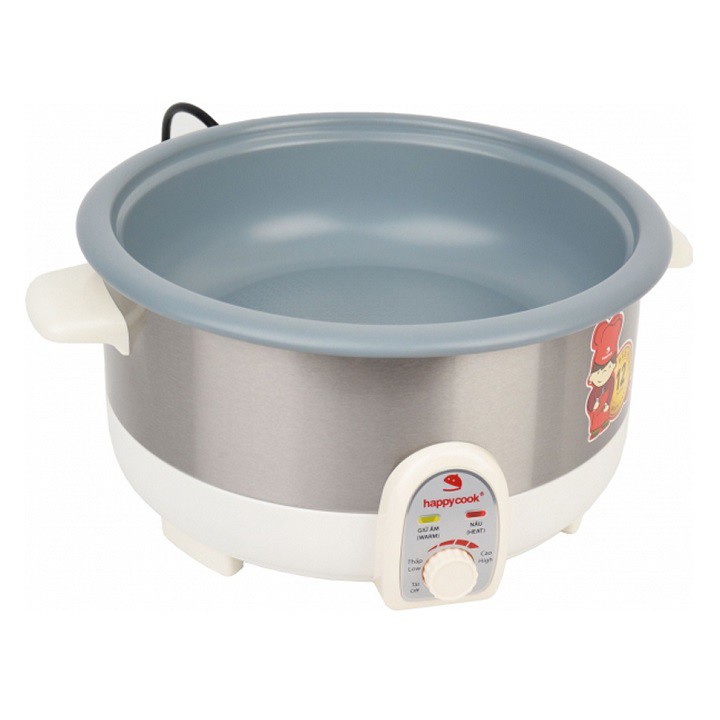 Nồi lẩu điện có xửng hấp HappyCook HCHP-350ST 1300W 3.5 lít