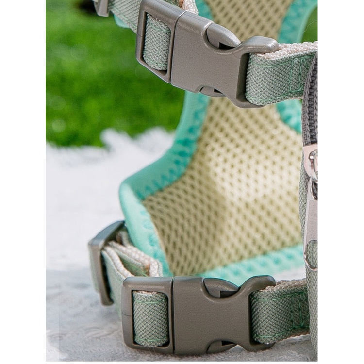 Hàng HOT Dây Dắt Mèo chó Đi Dạo Dạng Yếm với ba lô dễ thương ngoài trời có thể điều chỉnh【Tennessee052】