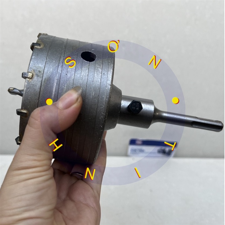 Mũi khoan lỗ khoét lỗ tường bê tông 100mm TOLSEN 75896