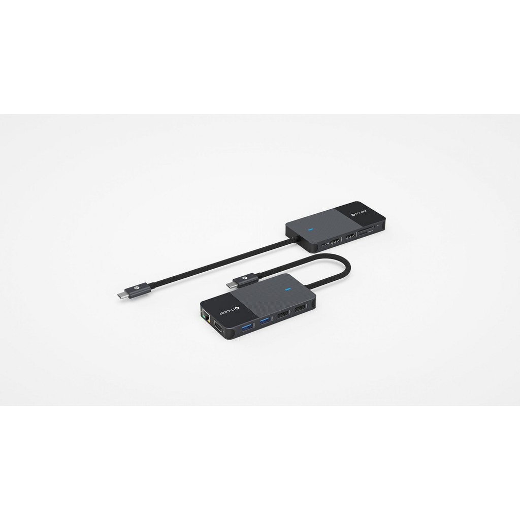 Bộ chuyển đổi Mazer USB-C Multimedia Pro Hub 11-in-1 Black Edition [CHÍNH HÃNG PHÂN PHỐI VN, BẢO HÀNH 5 NĂM]