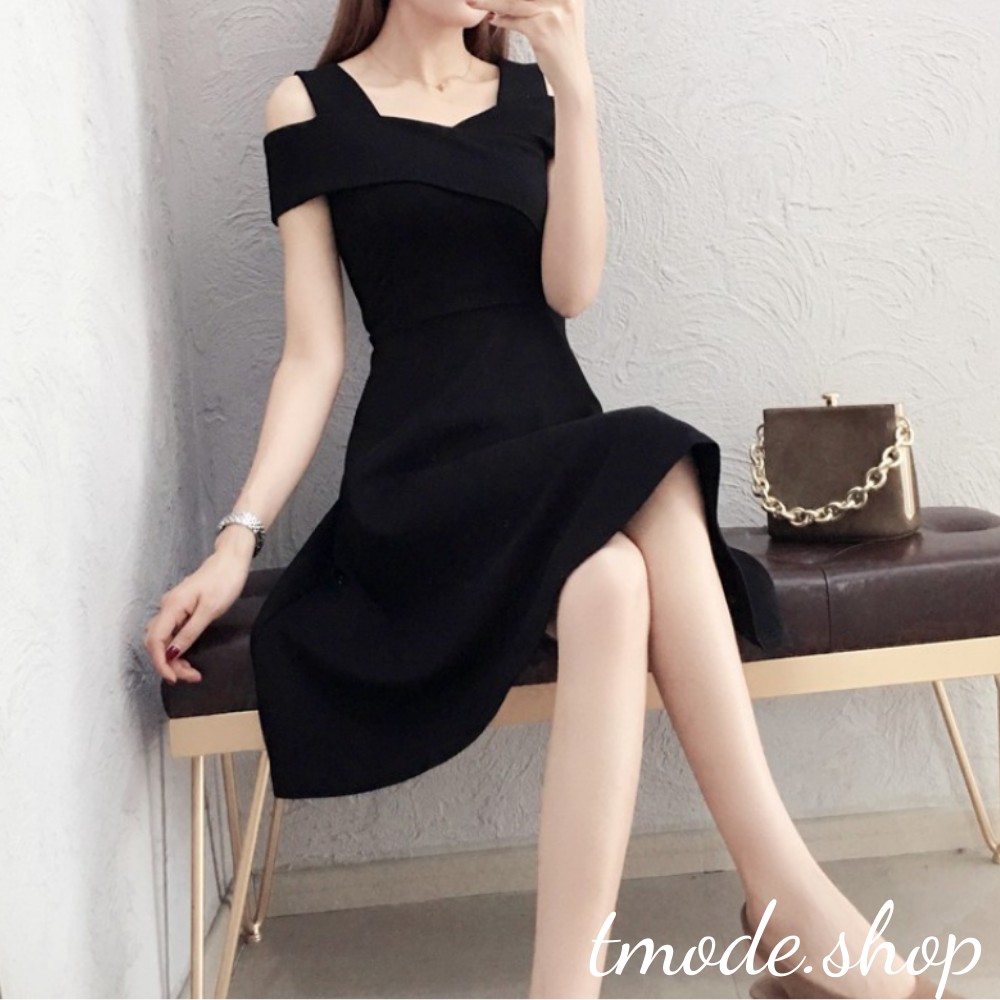 Đầm nữ , đầm nữ dáng xòe trễ vai phong cách quyến rũ thanh lịch dành cho nữ ATILA.SHOP | BigBuy360 - bigbuy360.vn