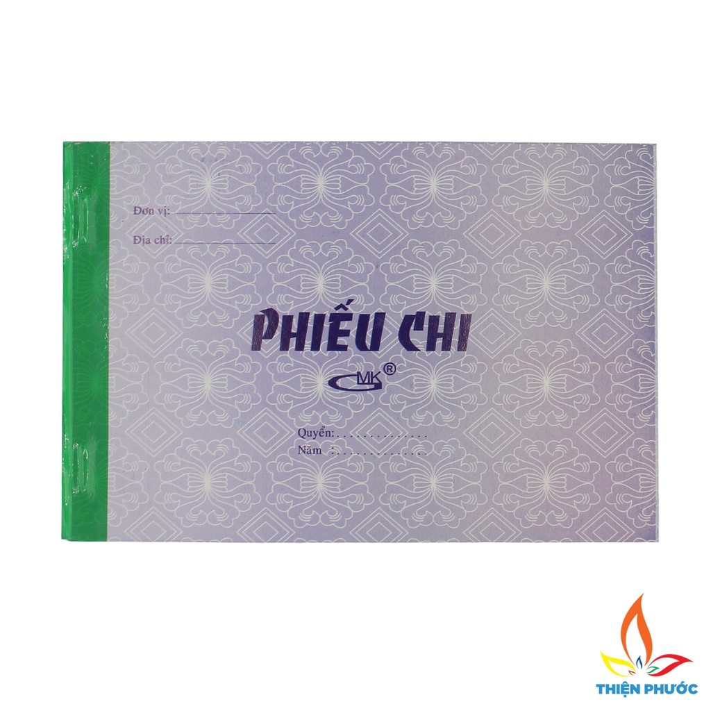 Phiếu Chi 1 Liên 2 Liên khổ 13x19mm  Xấp 100 Tờ SUKADO PHIEUC02