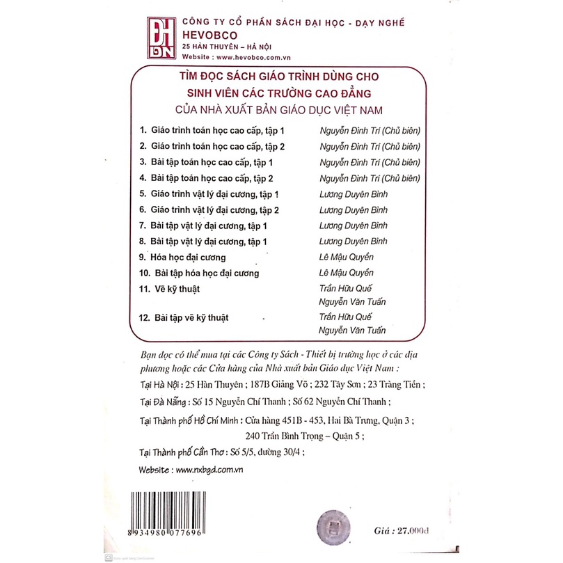 Sách - Bài Tập Vẽ Kỹ Thuật