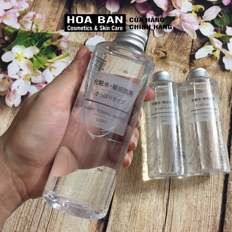 Nước hoa hồng Muji Light Toning Water 200ml