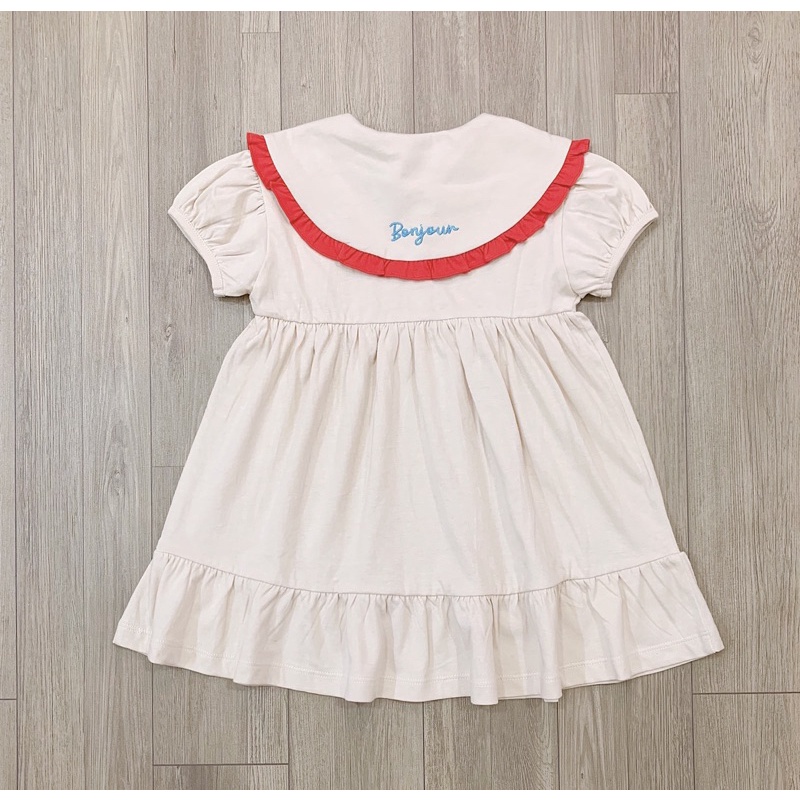 Váy cotton cổ sen babydoll-HÀNG SALE KO ĐỔI TRẢ