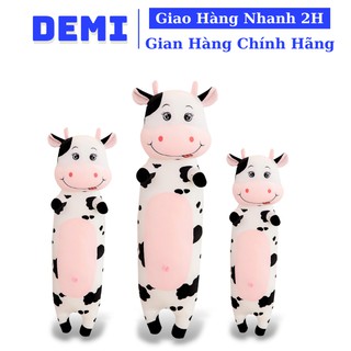 Gấu bông gối ôm bò sữa 1m cao cấp demi
