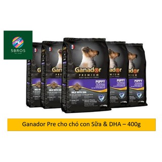 [Quận 5] - [400g] Ganador Premium Puppy 400g - thức ăn hạt cho chó con vị Sữa & DHA