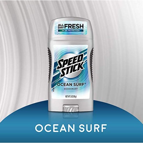 Lăn khử mùi nam dạng sáp Speed Stick Power Antiperspirant/Deodorant Ocean Surf 85g (Mỹ)