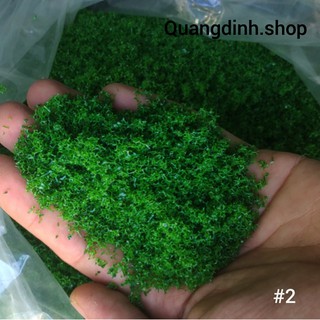 Rêu nhựa làm mô hình 100g, trang trí tiểu cảnh bể cá.