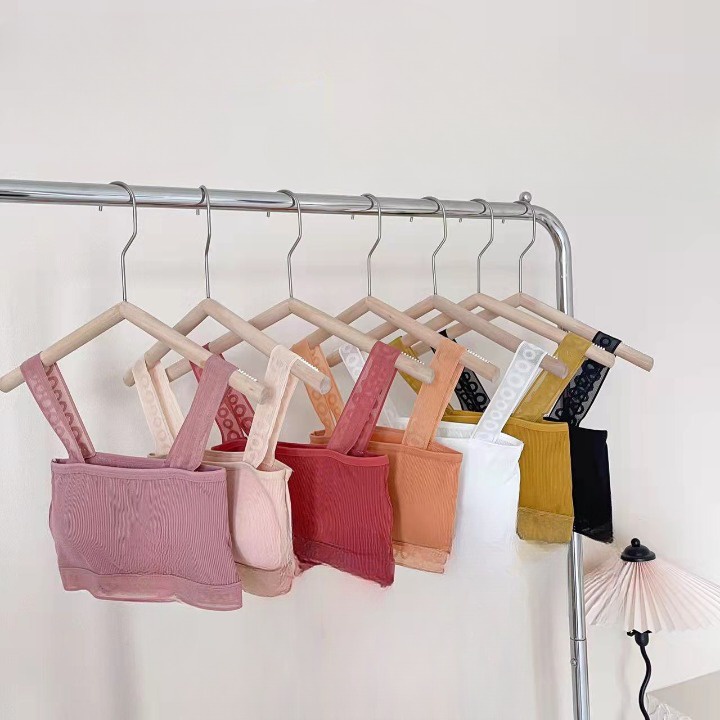 Áo bra 2 dây chất cotton co dãn - Áo ngực nữ mút mỏng quây ngang VALICA B901