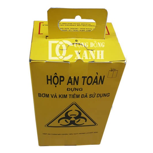 Hộp an toàn đựng vật sắc nhọn 5 lít 008