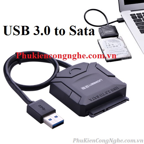 Cáp USB 3.0 to SATA cho HDD2.5'' / HDD3.5'' chính hãng Ugreen 20231 | BigBuy360 - bigbuy360.vn