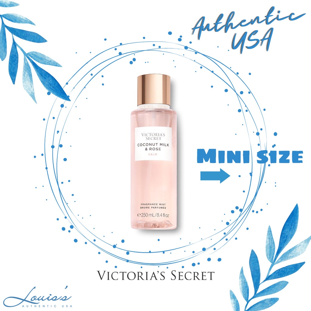 [ Mini 10ml & 30ml ] COCONUT MILK & ROSE - Xịt thơm toàn thân Victoria's Secret Mỹ