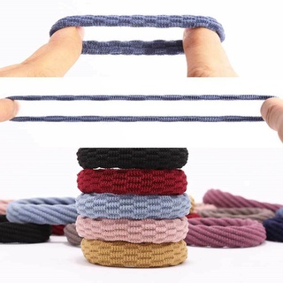 Set 20 dây buộc tóc co giãn màu đen cho nữ
