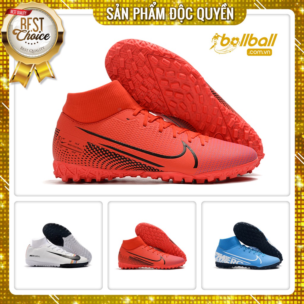 Giày Đá Bóng Sân Cỏ Nhân Tạo Mercurial Superfly 7 Academy TF RED M2