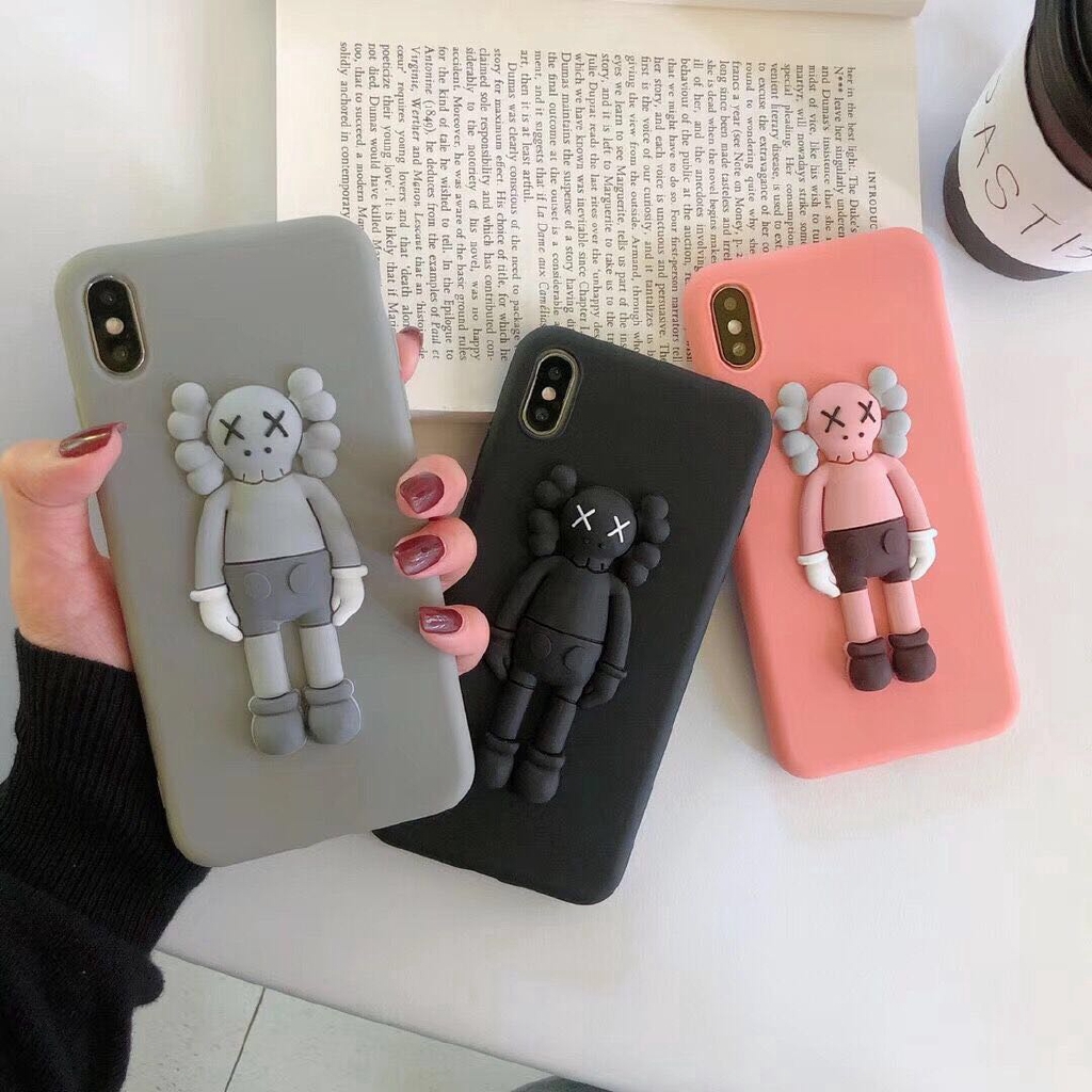 Ốp điện thoại hoạ tiết Kaws 3D cá tính cho OPPO A3S A57 A39 A71 A7 A5S A83 A1 R11 R11S+ RENO R17 PRO