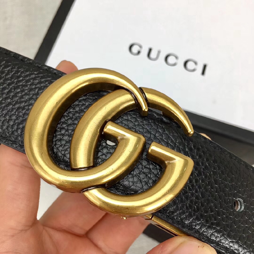 Thắt lưng Gucci bằng da thiết kế theo phong cách cổ điển dành cho nam/nữ