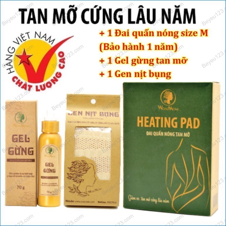 BỘ GIẢM EO TAN MỠ LÂU NĂM WONMOM (Cho Mẹ mới sinh sinh lâu năm, chị em béo bụng, nhân viên văn phòng)