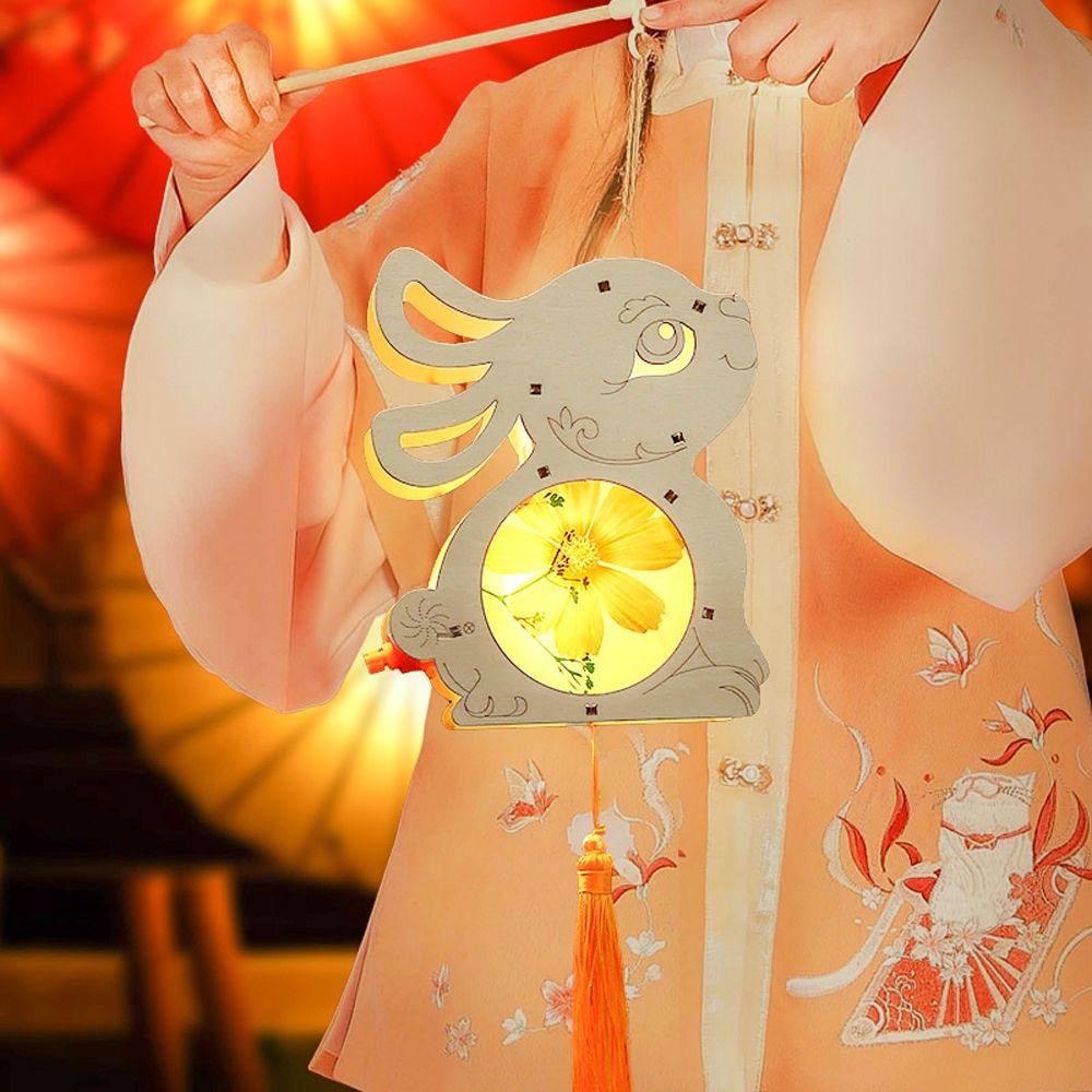 YIYU Lồng Đèn Thủ Công Họa Tiết Hoạt Hình Phong Cách Trung Hoa Cổ Điển