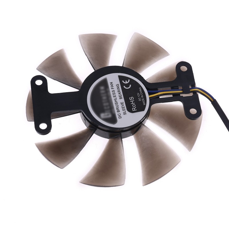 utake 2pcs 87mm GA91S2U GPU VGA Card Cooler Fan for Palit GeForce GTX 1080 1070Ti 1070 ventilateur ventilateur pc ventilateur pc portableVentilateur de refroidissement de la carte graphique Roulement à billes durable Pour Maxsun GTX1070Ti 1080 Ventilateur