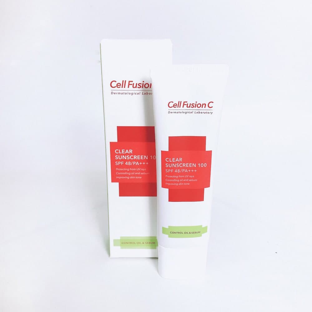 Kem Chống Nắng Cell Fusion C Clear Sunscreen 100 SPF48/PA+++ Kiểm Soát Dầu Và Nhờn Mụn - Naa Cosmetic