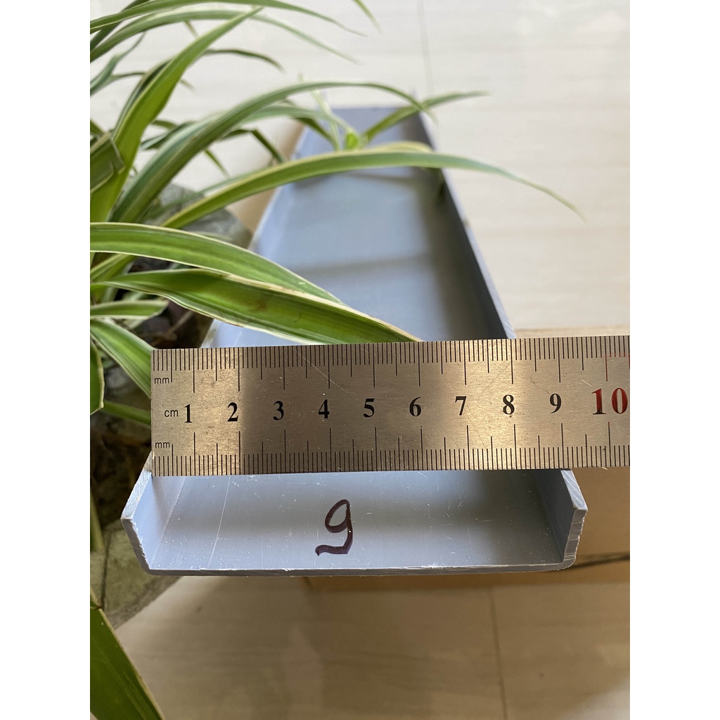 Bộ 4 cái ống kéo phào chỉ đơn 3cm, 5cm, 7cm, 9cm khuôn sắc nét, được dập từ ống nhựa PVC siêu bền