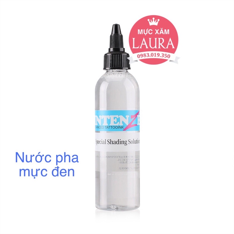 Nước pha mực xăm hình tattoo chai 120ml và 30ml