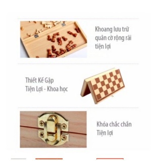 Bộ Cờ Quốc Tế Nam Châm Từ Tính, Cờ Vua Cao Cấp