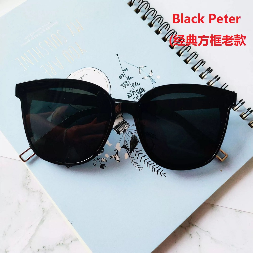 Kính mát XIJING gọng oval phong cách retro Hàn Quốc
