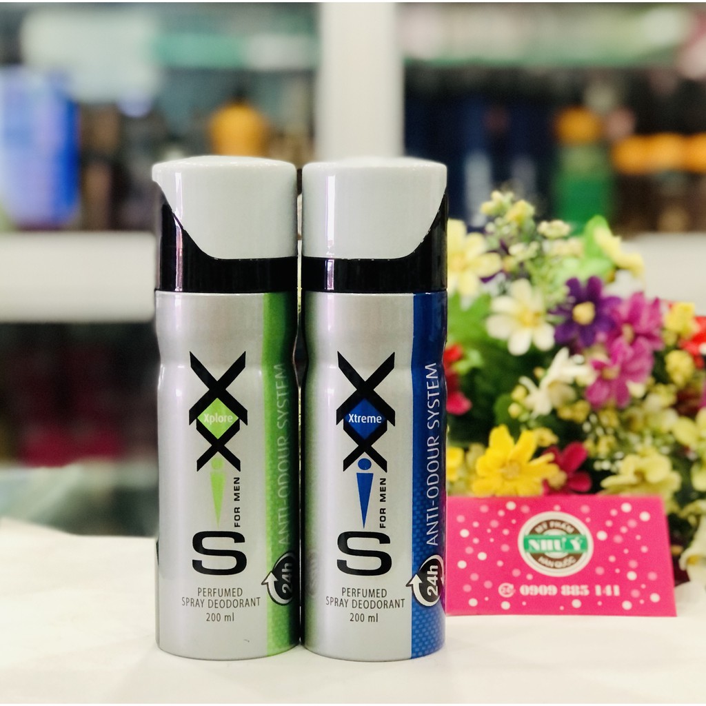 Xịt Khử Mùi Toàn Thân Nam Cao Cấp XXIS Perfumed Spray (200ml).