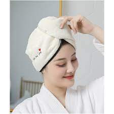 Khăn Quấn Khô Tóc Chỉ Với 3 Giây Được làm từ sợi Microfiber đặc biệt nên sản phẩm có khả năng thấm hút cực tốt gấp 8 đến