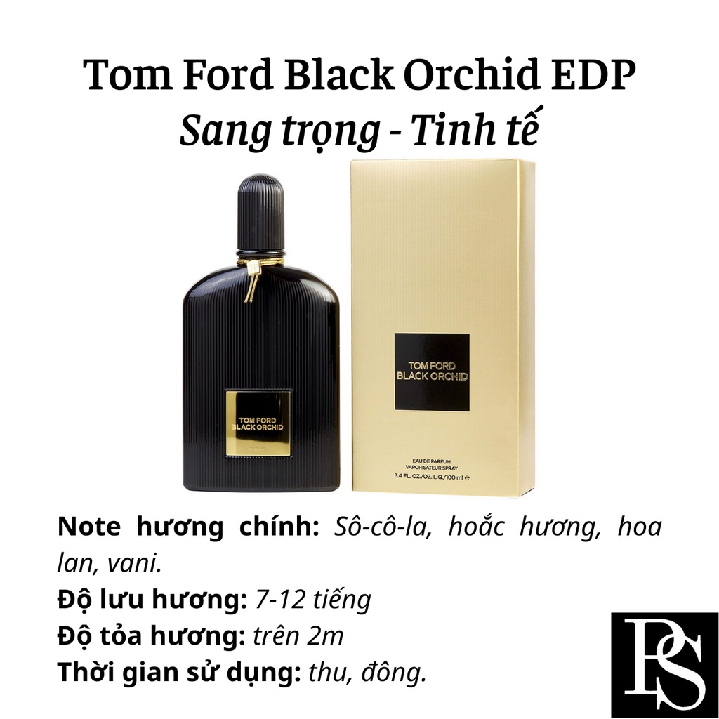 Nước hoa Nữ Tom Ford Black Orchid EDP