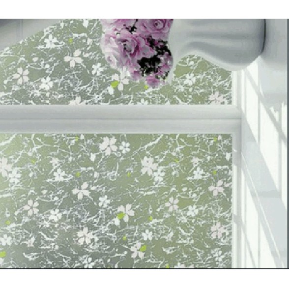 Decal giấy dán kính hoa li ti hồng | BigBuy360 - bigbuy360.vn