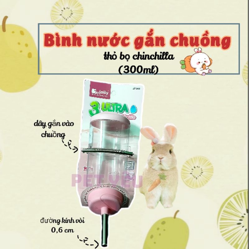 Bình nước thỏ bọ chinchilla rẻ ❤an toàn dễ dùng